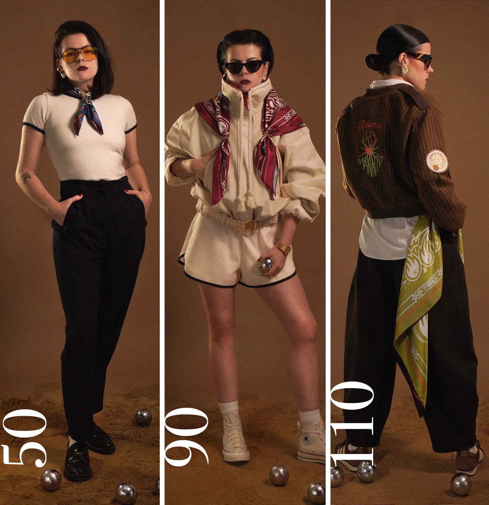 Modelo con los tres diferentes formatos de Mannto