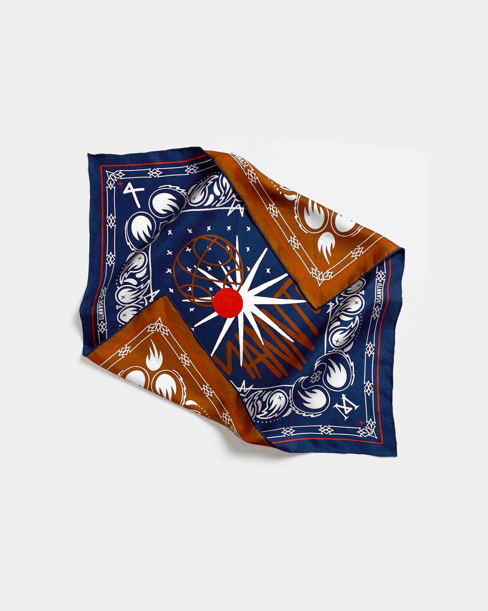 Detalle de Mannto N°50 Rust orange - Navy blue