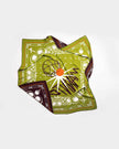 Detalle de Mannto N°110 Cocoa brown - Pistachio green